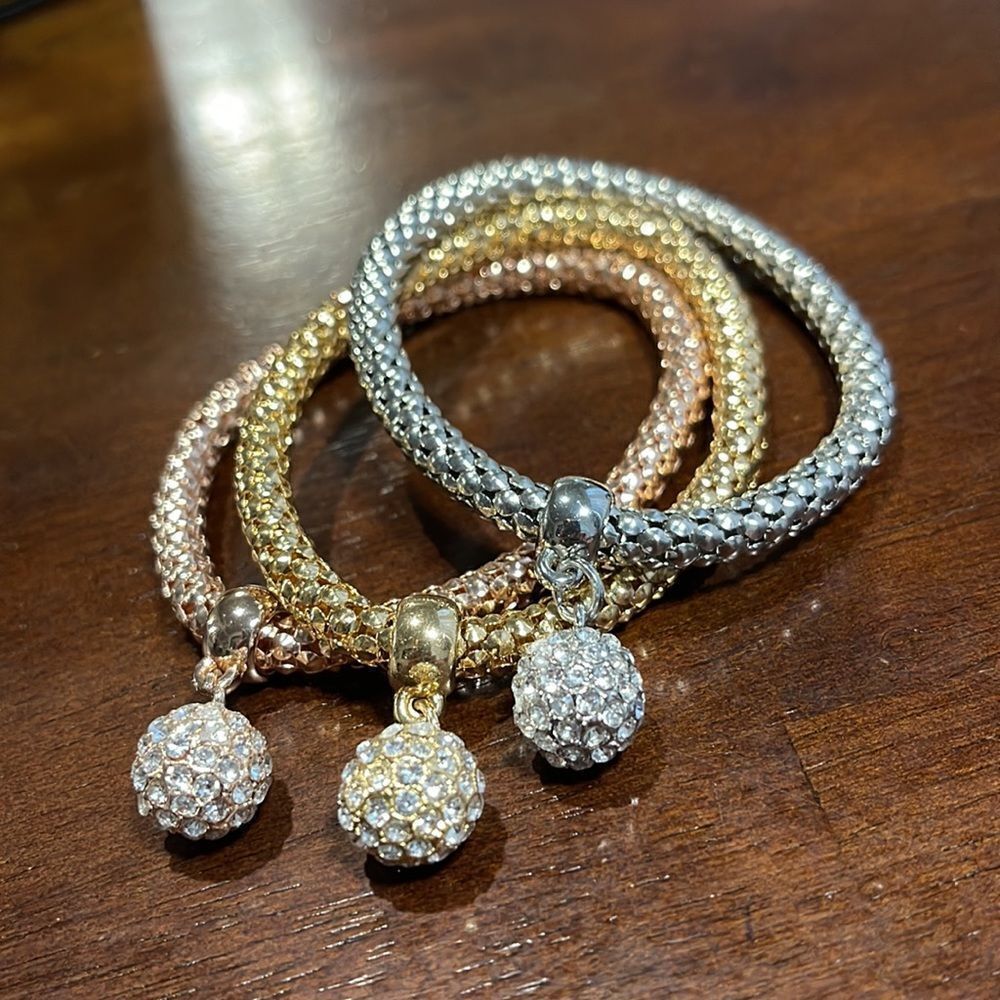 Pandora’s Box - 3 piece set. NWTS. Earrings, Necklace, and 3 Bracelets. - Picture 7 of 7